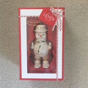 Lenox Skiing Snowman Ornament